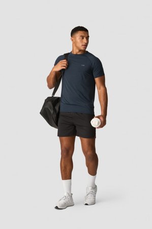 ICANIWILL - Workout Melange T-shirt Men Dk Blue - Herre - ICIW