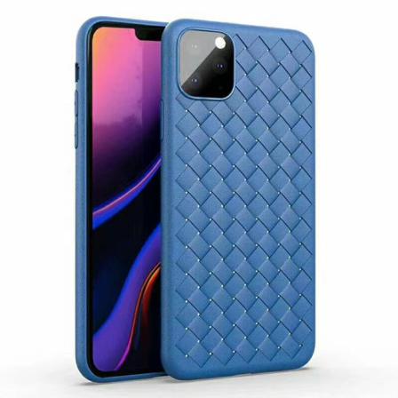 Flätmönster I Mjukt-tpu Skal Till Iphone 11 Blå