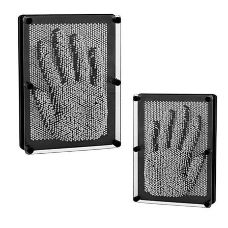 3D Metall Pin Art Board Skrivbordsleksaker Ram L