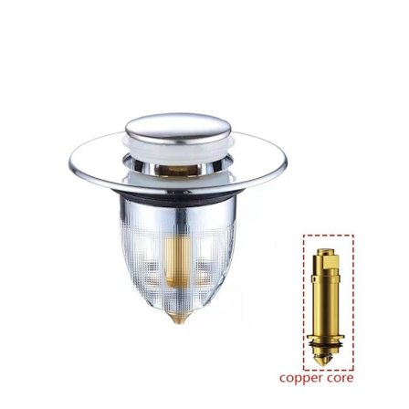 Servantavløpsstopper pop-up sprettkjerne B B