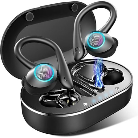 Bluetoth-urheilukuulokkeet, In-ear-kuulokkeet langattomat Bluetoth 5.1 langattomat nappikuulokkeet Hifi-stereoäänellä, Ip7 vedenpitävät in-ear-