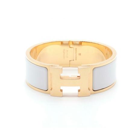 Hermès Vintage Pre-owned Bracelet , Wit , Dames , Maat: ONE Size Vintage Sieraden