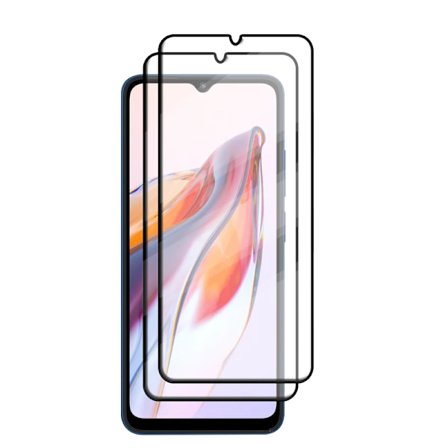 För Redmi 12C Glas För Xiaomi Redmi 12C Härdat Glas Full Cover 9H HD Skärmskydd