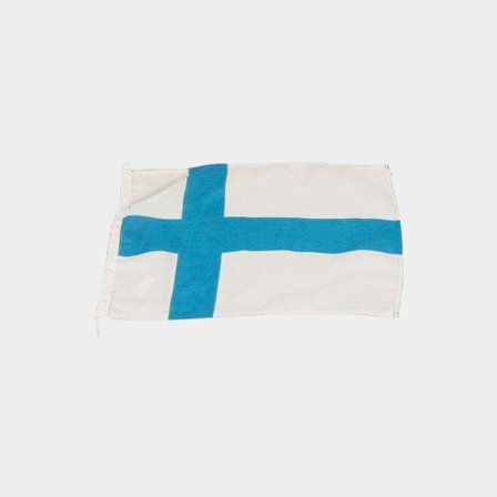 Bandera de cortesía 1852-Marine, Finlandia, 30 x 20 cm