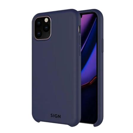 SiGN iPhone 11/XR Kuori Liquid Silicone - Sininen