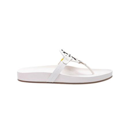 Tory Burch Sliders , Wit , Dames , Maat: 36 EU
