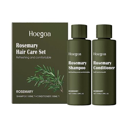 Hoegoa Rosemary Wash Hoitosetti Hilseenesto Öljynhallinta Shampoo Tuoksu Kosteuttava Hiushoitoaine Virkistävä Hiusten Laatu