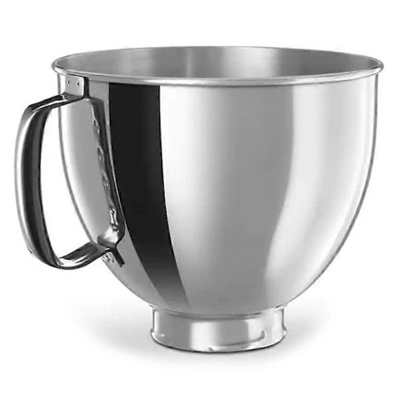 Ruostumaton teräskulho KitchenAid Classic&Artisan Series 4.5-5 QT kallistuspääsekoittimelle, 5 Quart 304 Sta