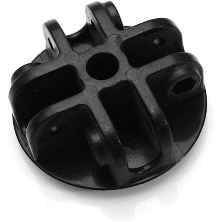 4-vejs tagcenterbeslag, reservedele til pavillon, sort plastik, til pavillon, T