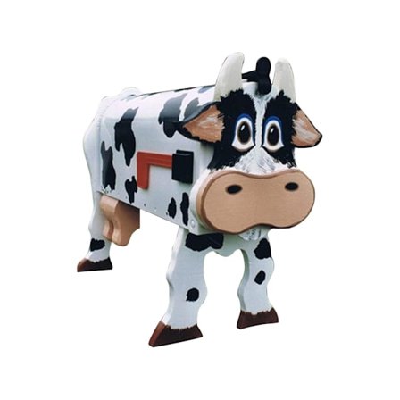 Varmt salg av postkasser for unik oksehest brevkasse i rustfritt stål postkasse hagedekorasjon (FMY)