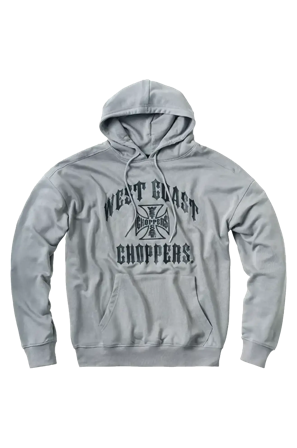 Bluza West Coast Choppers Iron Oversized Stalowy szary M