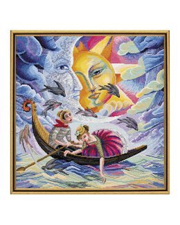 Kirjontapakkaus Taulu Rakkauslaulu