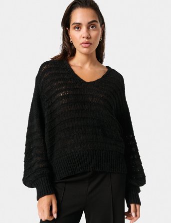 Soaked in Luxury Slvirana Pullover - Black - S