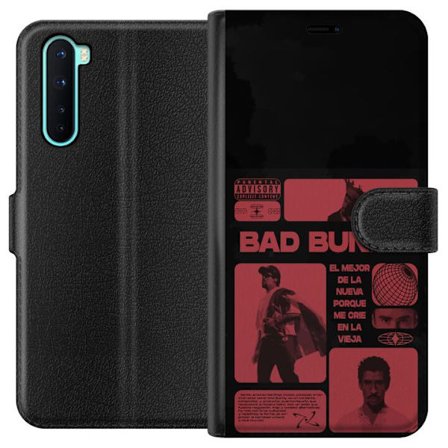 Kompatibelt Lommeboketui til OnePlus Nord Bad Bunny NFL-inspirert skjoldlogo med amerikansk fotball og stjerner