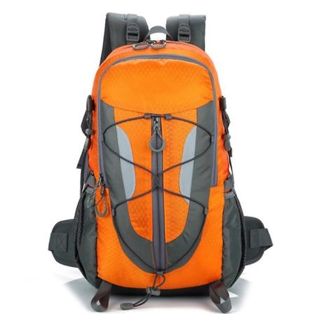 40l lett pakkebar ryggsekk for fotturer og camping. Vanntett sammenleggbar utendørs reisedagsekk ORANGE