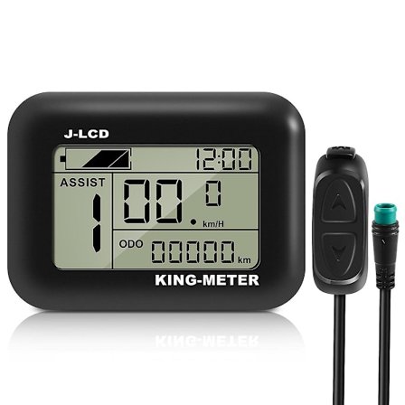 King-meter J-lcd Display Elektrisk Sykkel Instrument Monitor E-sykkel Speeder Panel Led Tft Kit