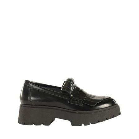 Janet & Janet, Loafers Zwart, Dames, Maat:36 EU