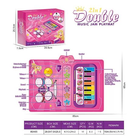 Bluetooth Lys Dansematte for Flere Personer, Tidlig Intelligensutvikling, Interaktivt Brettspill for Foreldre og Barn, Original Fabrikk