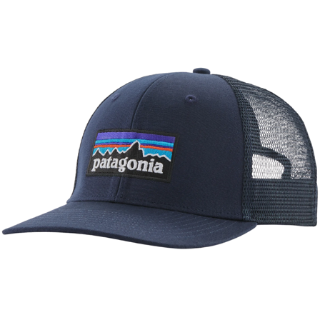 Patagonia P-6 Logo Trucker Hat New Navy