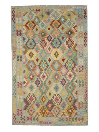 Dywan Orientalny Kilim Afgan Old Style 198X296 Brunatny/Ciemny Żółty (Wełna, Afganistan)