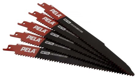 PELA 488381 Tigersågblad 225 mm, 6 TPI, 5-pack, Maskintillbehör & förbrukning