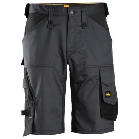 Snickers Workwear 6153 AllroundWork Shorts stålgrå / svart Stålgrå/Svart, Klær