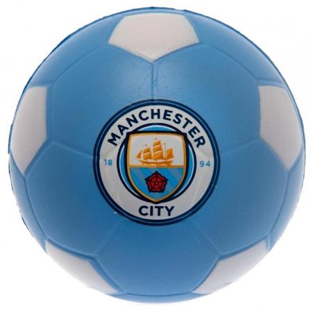 Manchester City FC Stressboll En Storlek Blå Blue One Size