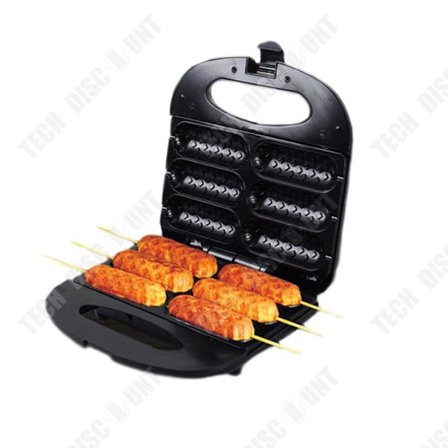 Donitsikone - TEKNIIKKALAISET ALENNUS - 750W - Tarttumaton Pinta - 2 Ohjausvaloa - Musta