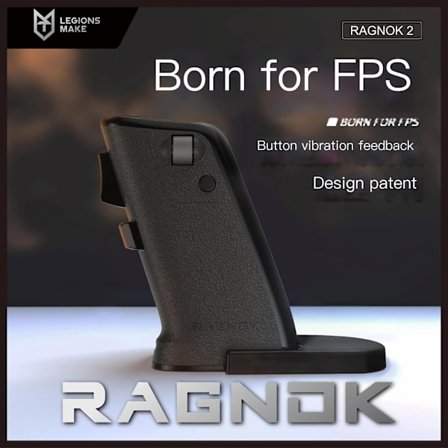 RAGNOK Gun Mouse FPS and TPS Gaming Mouse - Unique triggers MX Switches for Gaming and Office- Vertical Grip - for PC / Mac16000dpi