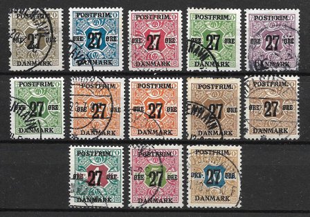 Danmark 1918 - AFA 85 - 97 - Stemplet
