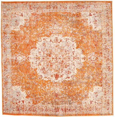 Vintage Medallion Nadia Rug - Orange 200X200