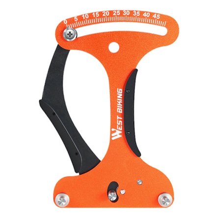 Cykel Eger Spændingsmåler Måleværktøj Cykel Holdbart Justeringsværktøj Orange