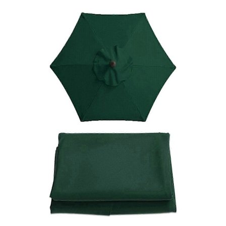 Polyester Parasolltyg för Utomhusbruk, Vattentätt, Färgbeständigt, UV30+ Skydd, Passar 2 m / 6.56 ft eller 3 m / 9.84 ft Parasollställning