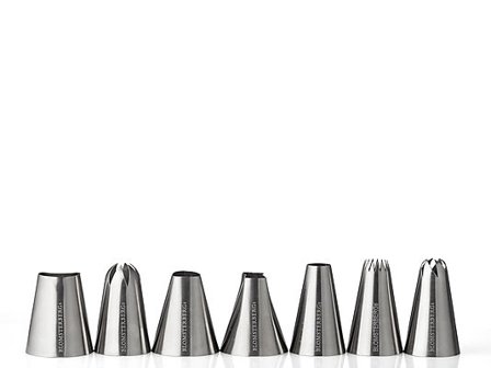 BLOMSTERBERGS Sprøytetipp-sett i metallboks 7stk