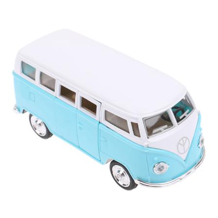 Buss Legering Diecasts Toy Pull Back Bilmodeller För Barn