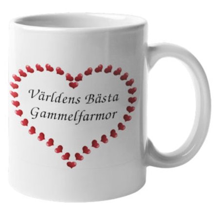 Mugg - Världens bästa gammelfarmor
