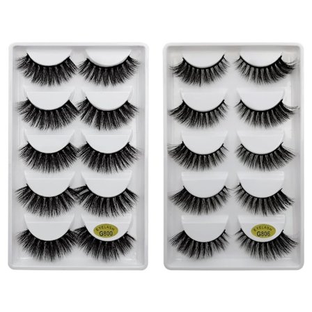 5-Par Lösögonfransar - Ögonfransar