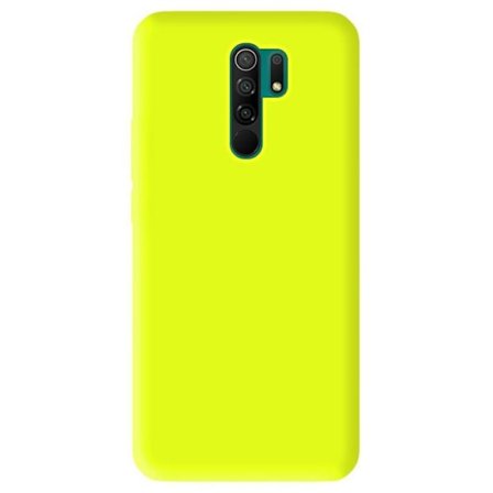 Gul fluorescerande silikonskal - Kompatibel med Xiaomi Redmi 9