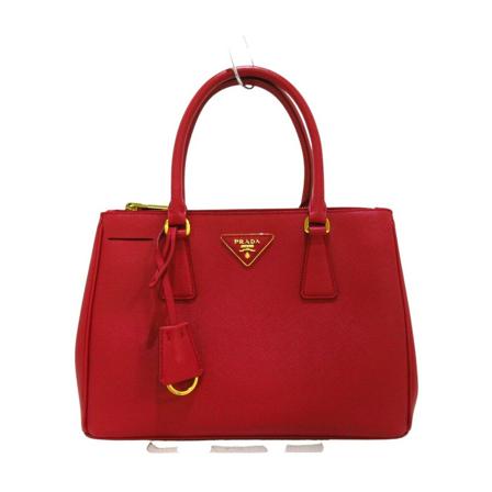 Prada Vintage Tote Bags Rød, Dame Vintage Tasker, Størrelse: ONE Size
