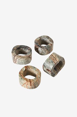 Muubs - Servettring Vita S/4st - Grön - Servettringar - Från Homeroom