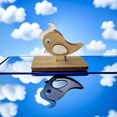 Trespett-dørklokke Hakkespettknokker 4 4