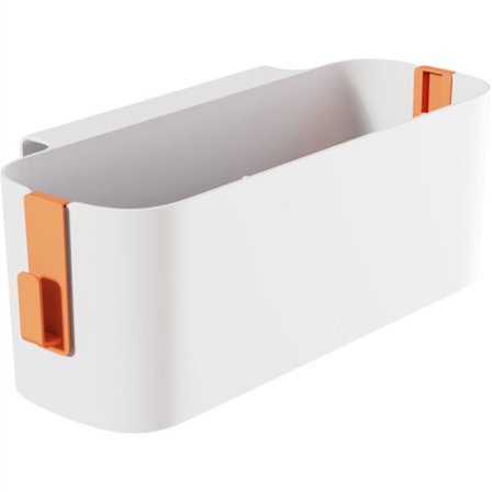 Sängyn vieressä roikkuva säilytyshyllyjärjestäjä Sängyn järjestäjäkori 2 koukun kanssa Vauvansängyn hyllyt Pidike Asunnon tarvikkeet, Oranssi - 