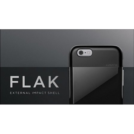 Lunatik Flak Skal till Apple iPhone 6 / 6S - Silver