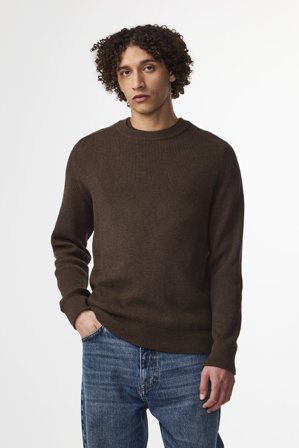 NN.07 Kevin 6600 Sweater Male Brown Organic Cotton