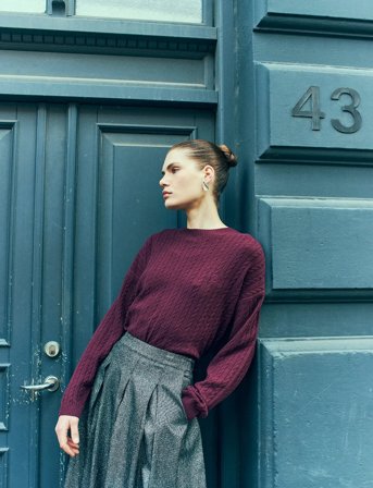 Copenhagen Muse Cmcashmere-Pullover - Burgundy - L/XL