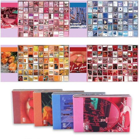 240 stk PET Scrapbooking-klistremerker, Washi-klistremerker, Estetiske Washi-papirklistremerker for journalføring