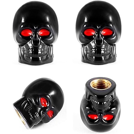 Svart dödskalle stil rostbeständig koppar kärna lastbil motorcykel Bi