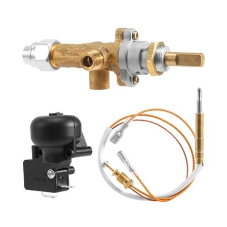 Gas Patio Varmeapparat Kontrolventil Termoelement Sensor Propan Dump Switch Knap Fire Pit Kontrol Sikkerhed Pilot Port Samling