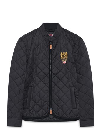 Morris Trenton Quilted Jacket - Black - XL