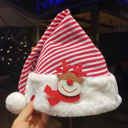 Plysj Julehatter, Plysj Julehatter med Dusker for Voksne